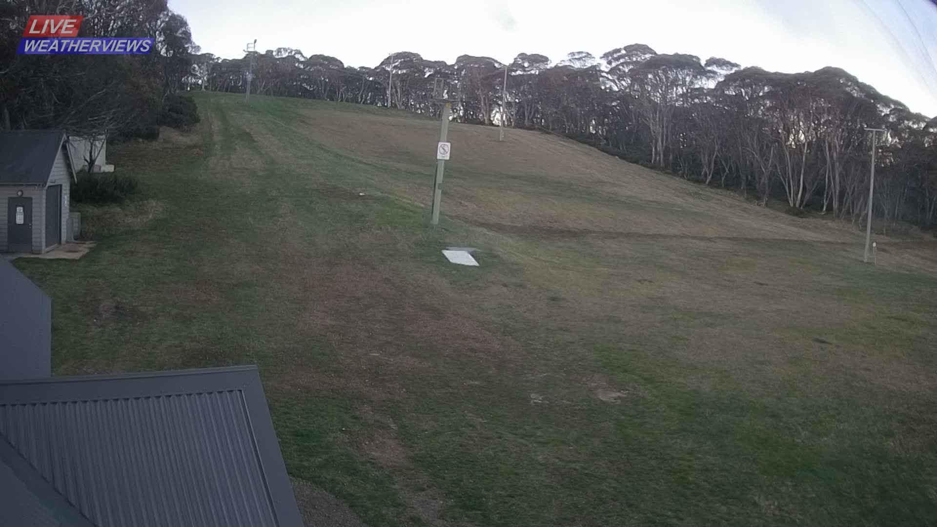 Dinner Plain Cobungra Platter snow cam captured at 28 September 2026 at 5:59 pm AEST