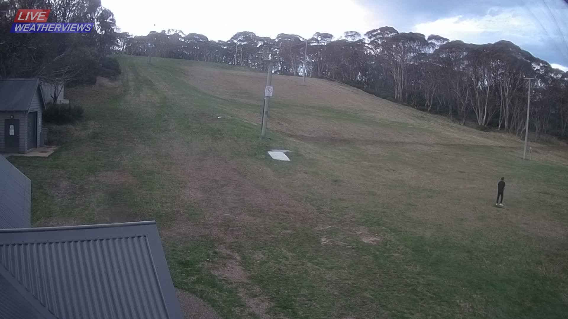 Dinner Plain Cobungra Platter snow cam captured at 30 September 2026 at 6:03 pm AEST
