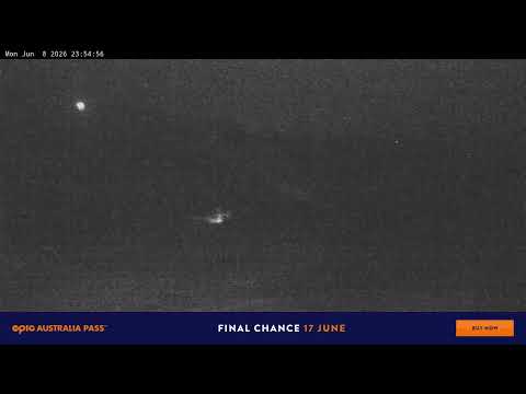 Perisher Blue Cow Live snow cam captured at 8 June 2026 at 11:58 pm AEST