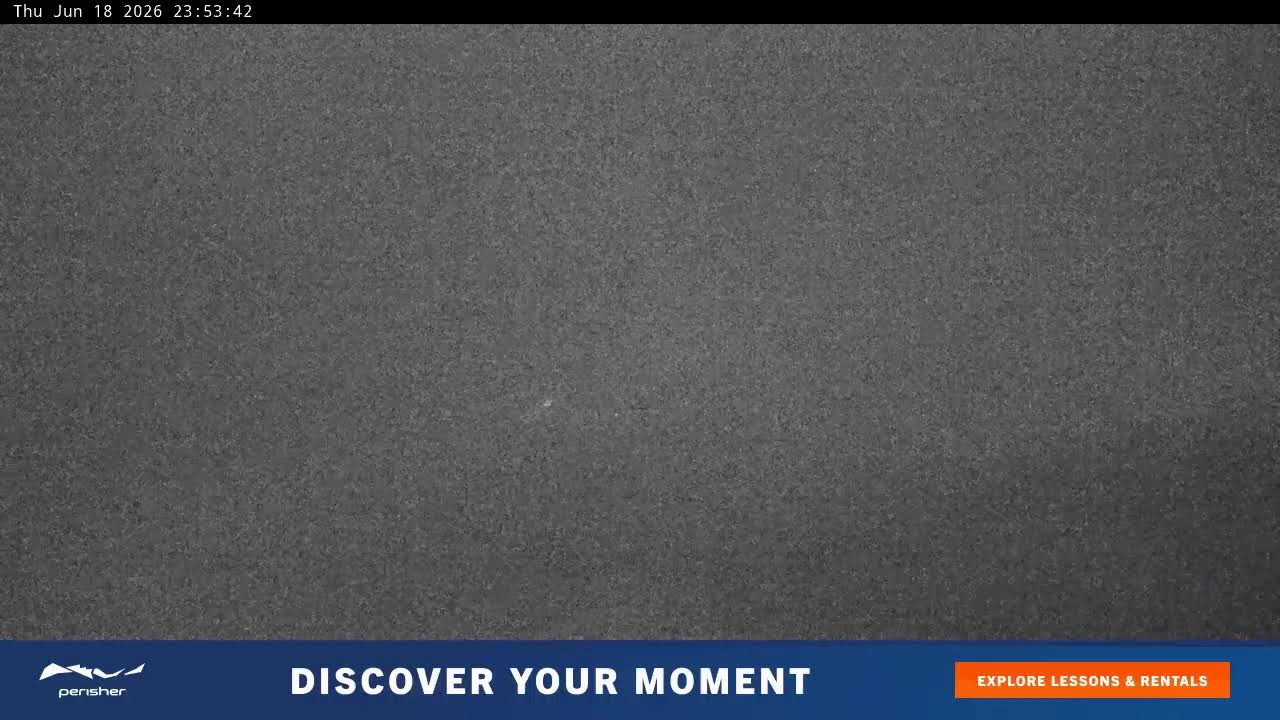 Perisher Blue Cow Live snow cam captured at 18 June 2026 at 11:54 pm AEST