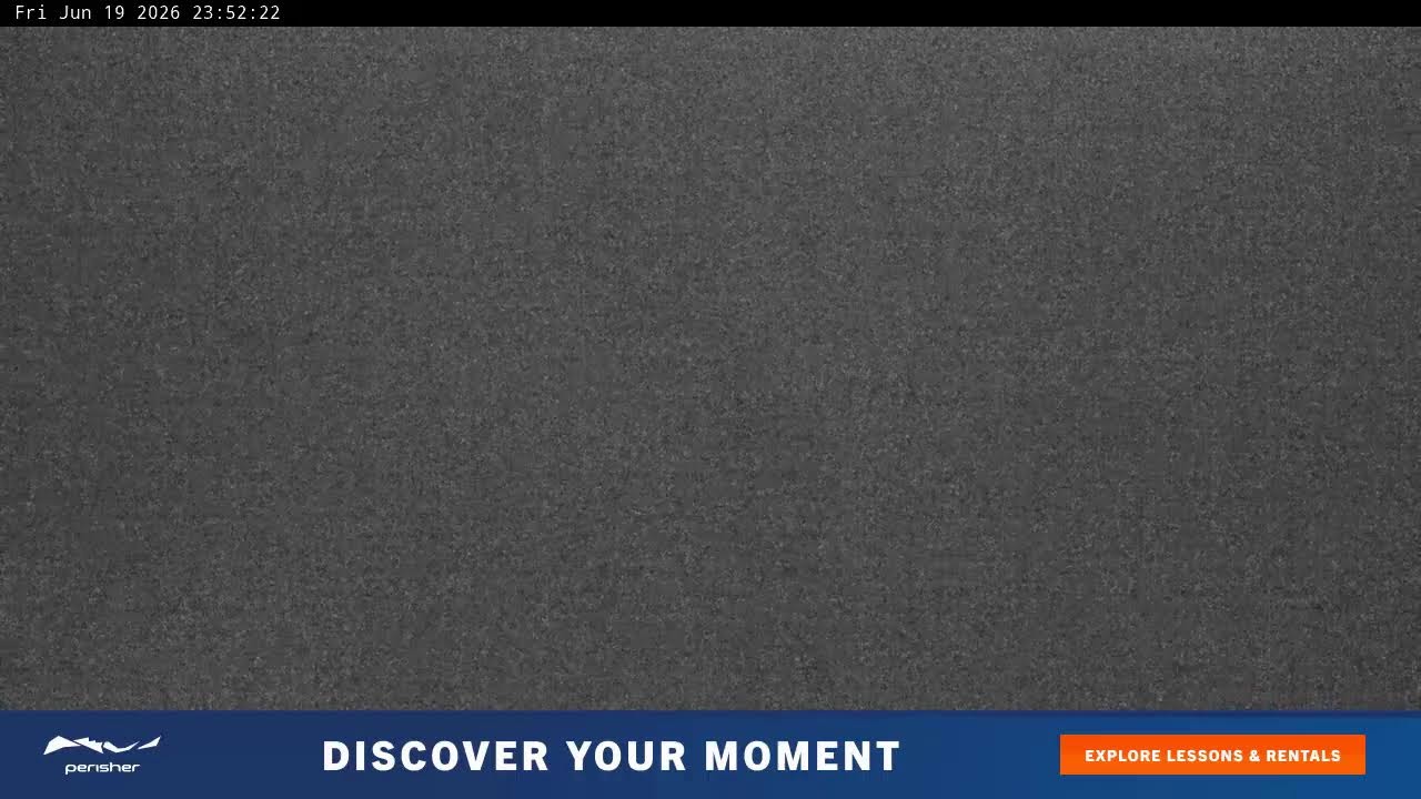 Perisher Blue Cow Live snow cam captured at 19 June 2026 at 11:54 pm AEST