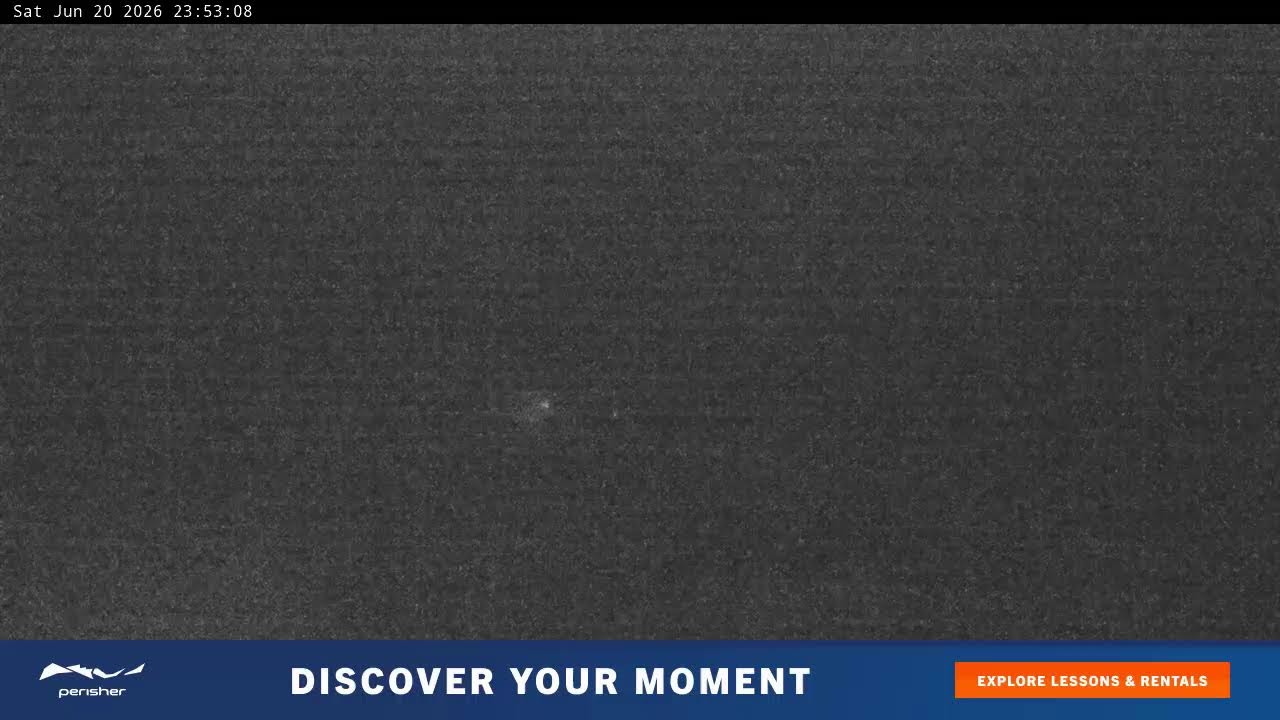 Perisher Blue Cow Live snow cam captured at 20 June 2026 at 11:54 pm AEST