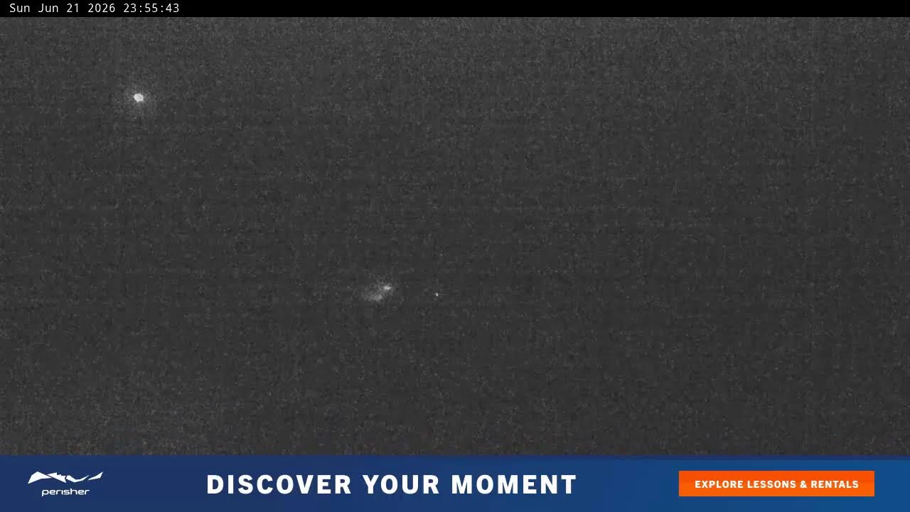 Perisher Blue Cow Live snow cam captured at 21 June 2026 at 11:59 pm AEST