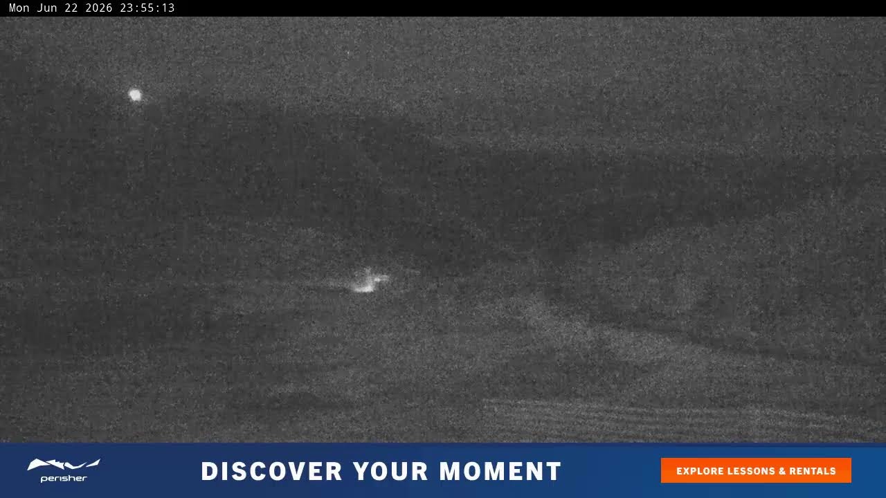 Perisher Blue Cow Live snow cam captured at 22 June 2026 at 11:58 pm AEST