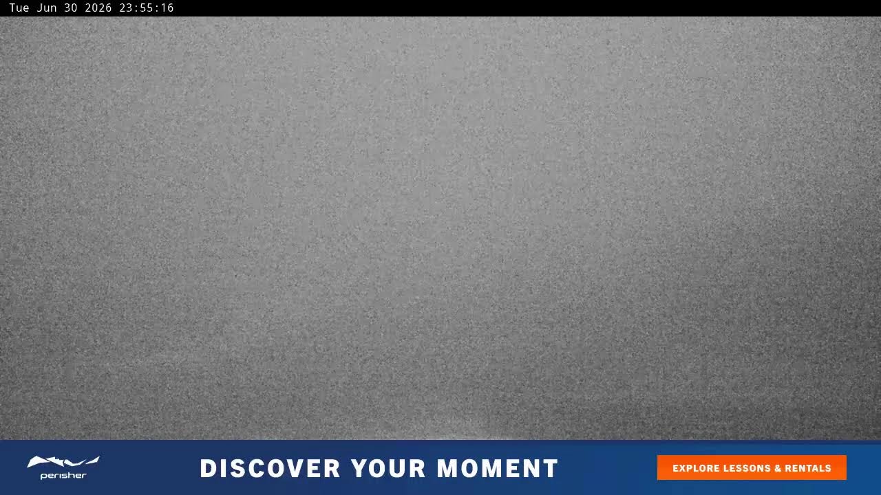 Perisher Blue Cow Live snow cam captured at 30 June 2026 at 11:59 pm AEST