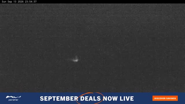 Perisher Blue Cow Live snow cam captured at 13 September 2026 at 11:54 pm AEST