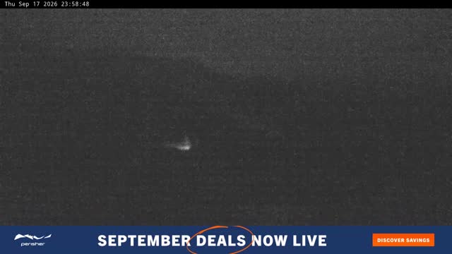 Perisher Blue Cow Live snow cam captured at 17 September 2026 at 11:59 pm AEST