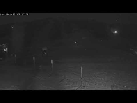 Thredbo Cruiser Area snow cam captured at 8 June 2026 at 11:59 pm AEST