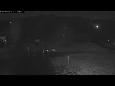 Thredbo Cruiser Area snow cam captured at 11 June 2026 at 11:56 pm AEST