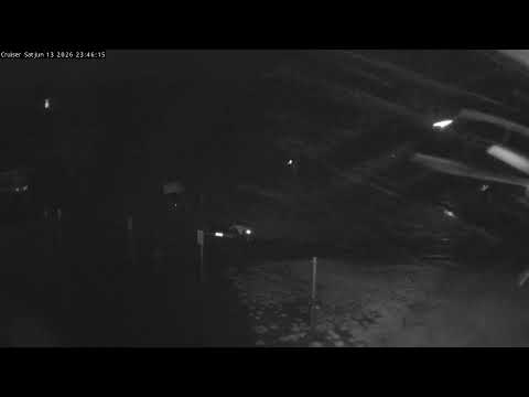 Thredbo Cruiser Area snow cam captured at 13 June 2026 at 11:50 pm AEST