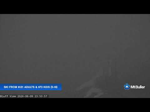 Mt Buller Skyline Live snow cam captured at 9 June 2026 at 11:58 pm AEST