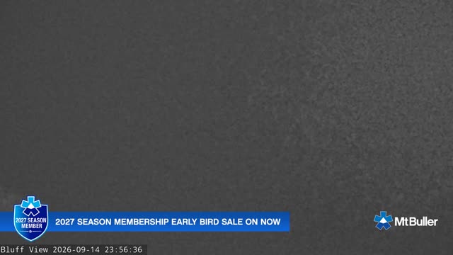 Mt Buller Skyline Live snow cam captured at 14 September 2026 at 11:56 pm AEST