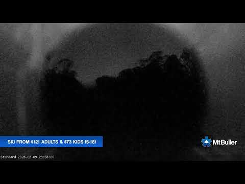 Mt Buller Standard Run Live snow cam captured at 9 June 2026 at 11:58 pm AEST