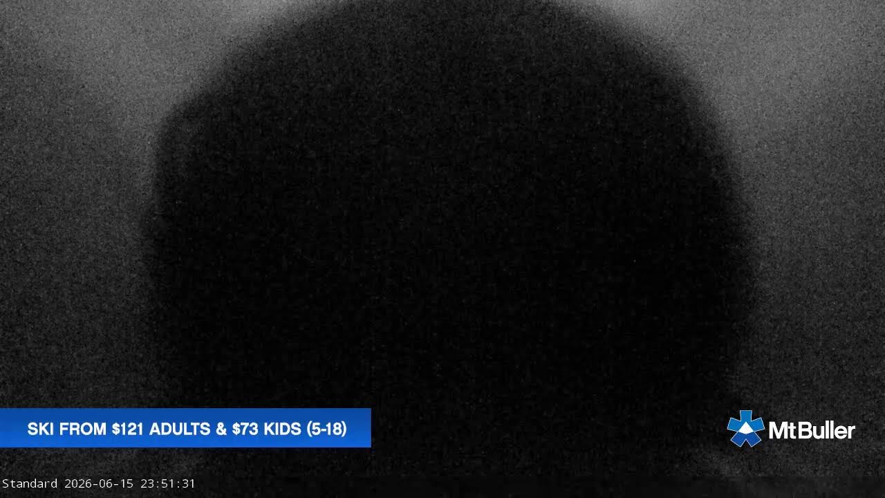 Mt Buller Standard Run Live snow cam captured at 15 June 2026 at 11:54 pm AEST