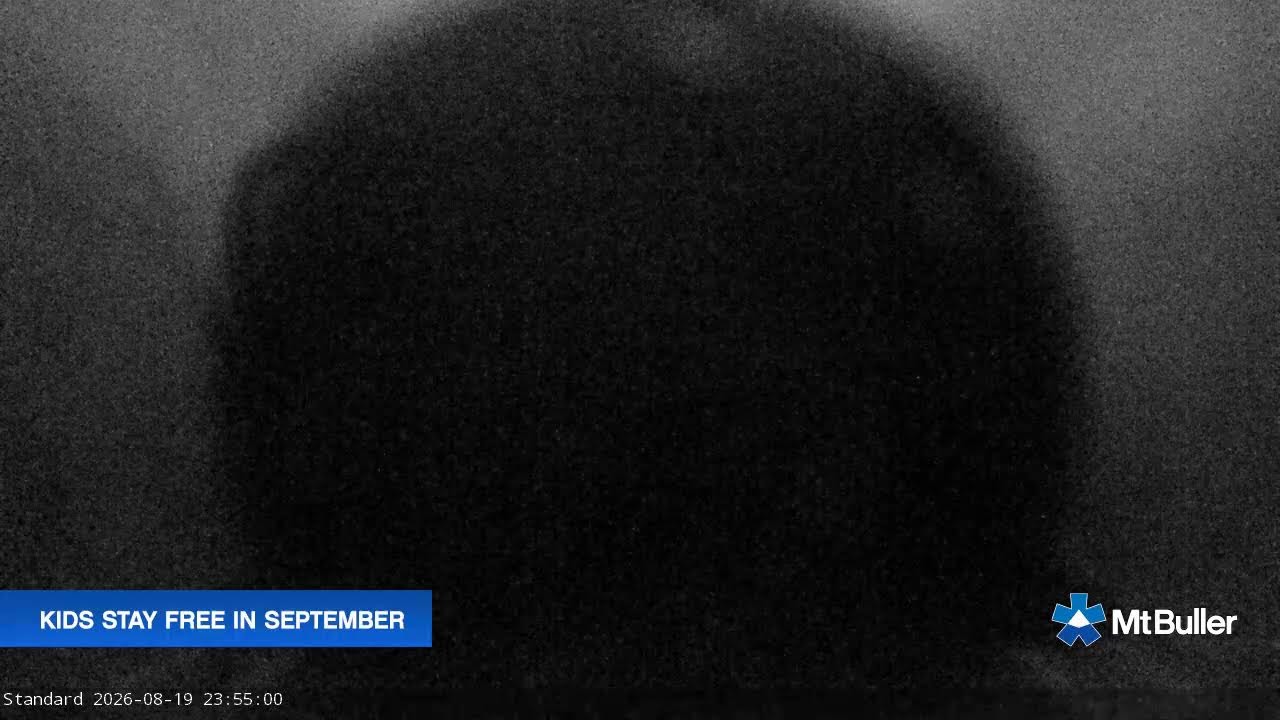 Mt Buller Standard Run Live snow cam captured at 19 August 2026 at 11:55 pm AEST