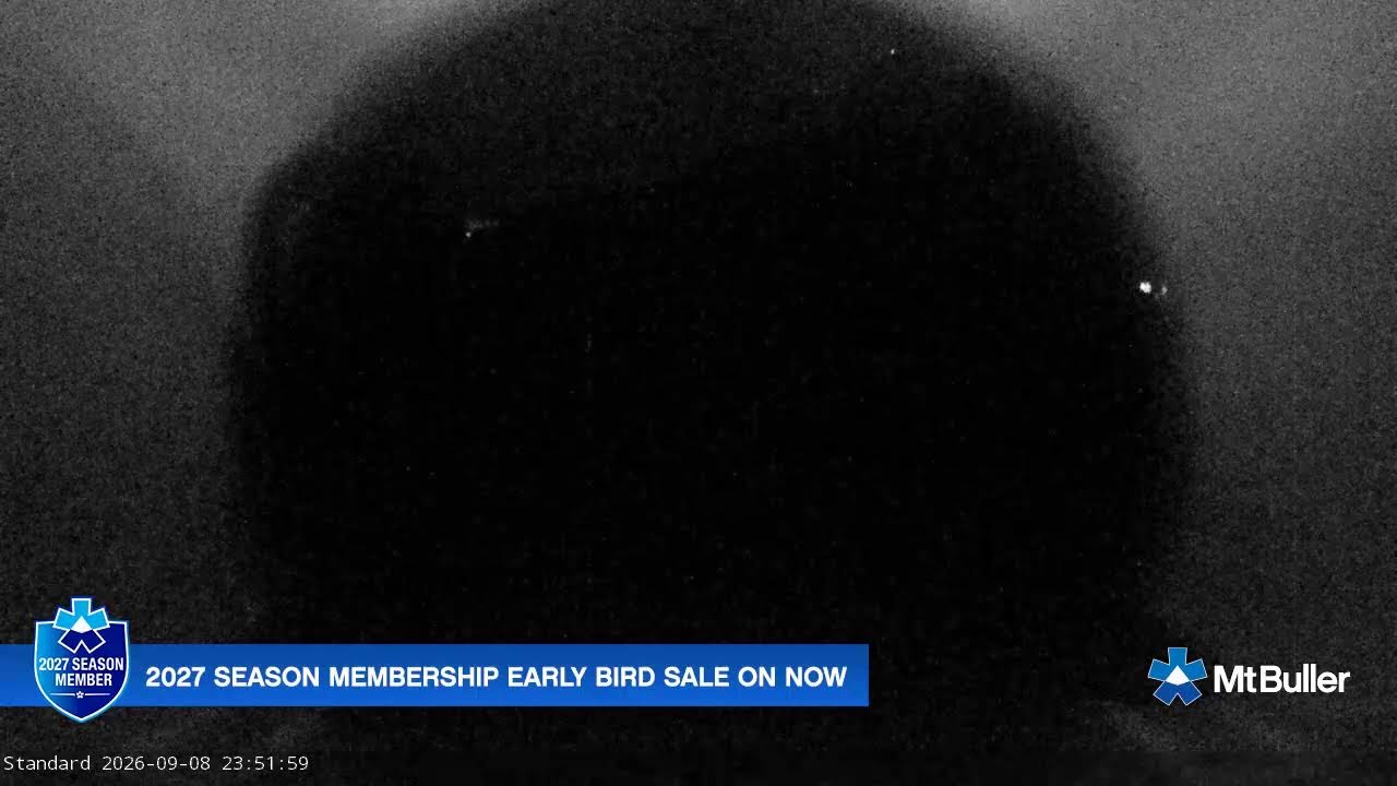 Mt Buller Standard Run Live snow cam captured at 8 September 2026 at 11:54 pm AEST