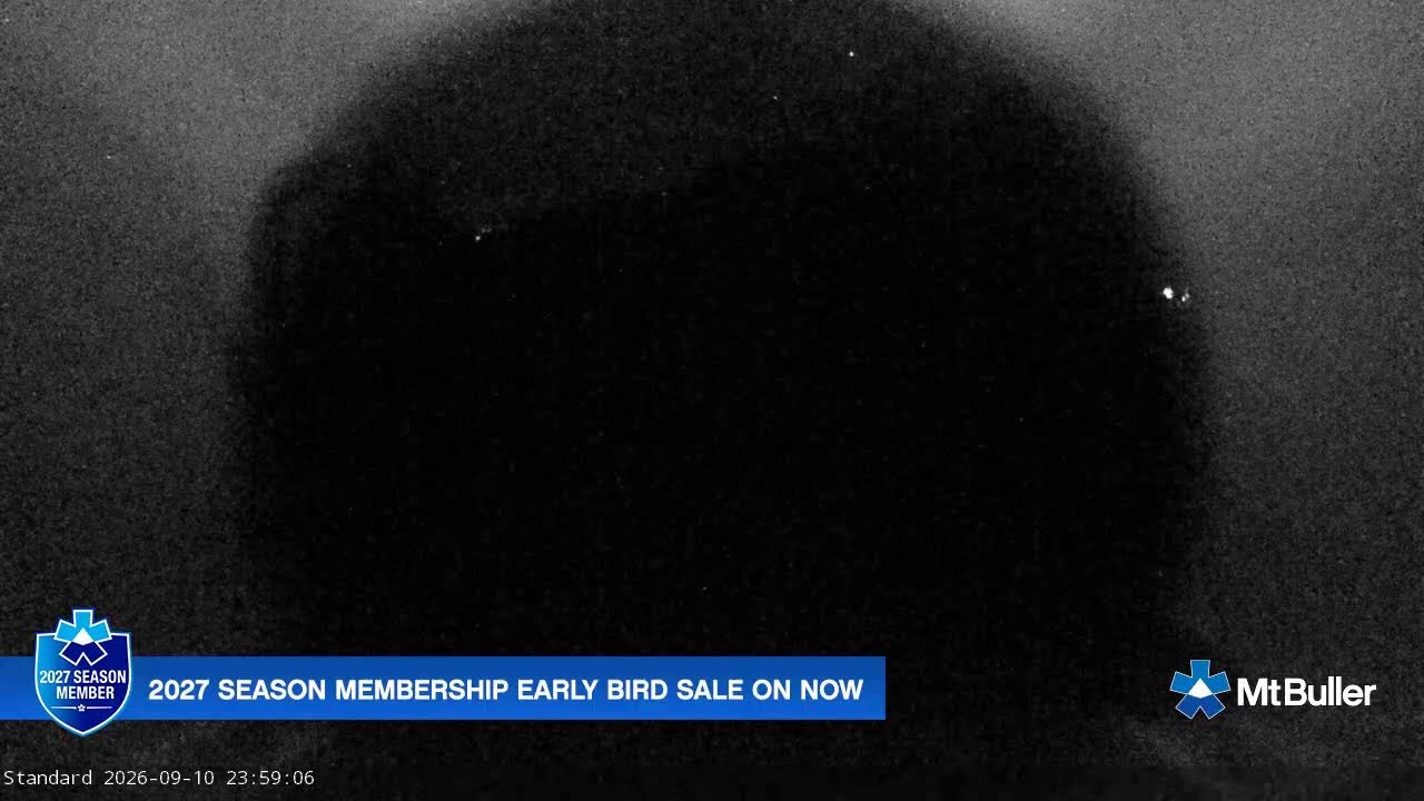 Mt Buller Standard Run Live snow cam captured at 10 September 2026 at 11:59 pm AEST