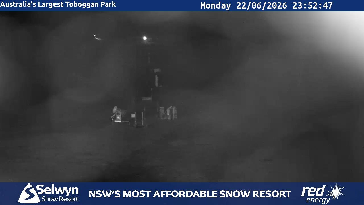 Selwyn Snow Resort Selwyn Live Stream snow cam captured at 22 June 2026 at 11:53 pm AEST
