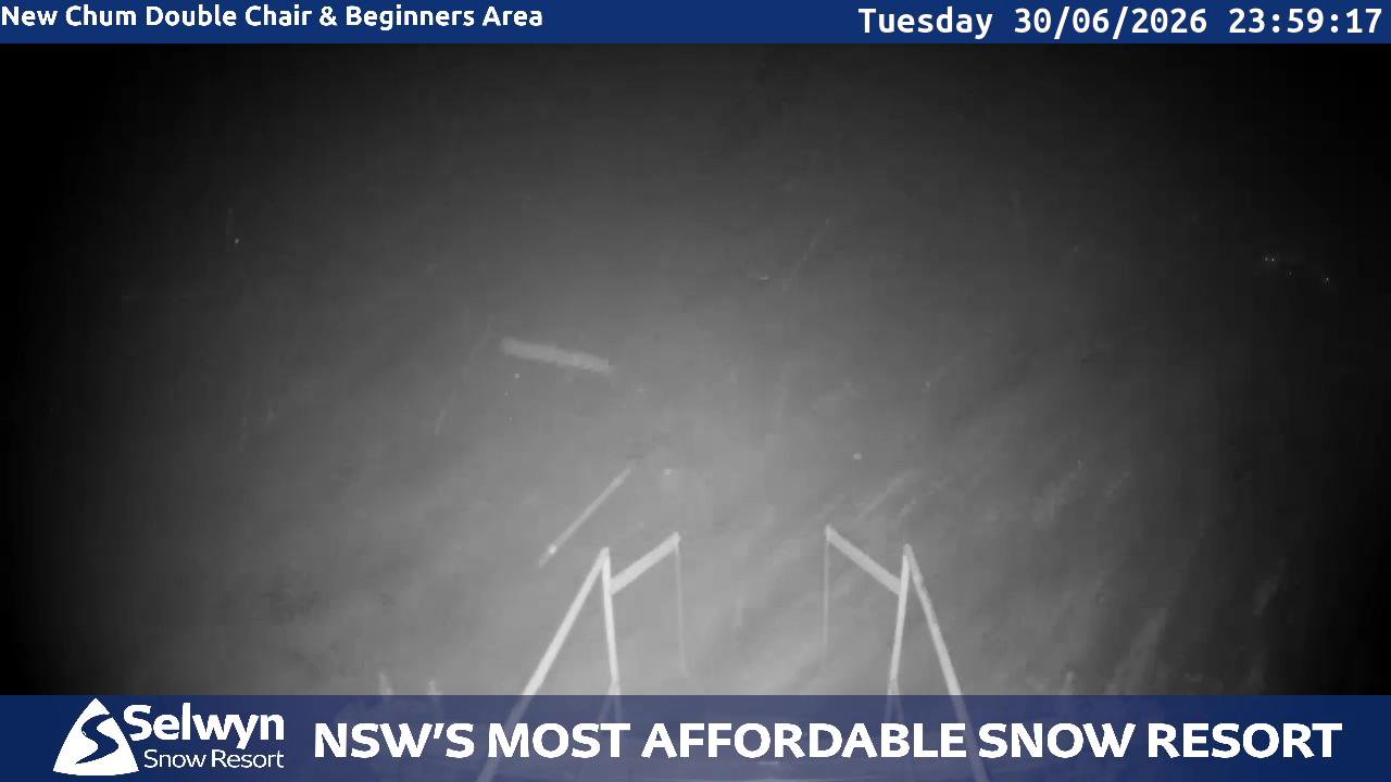 Selwyn Snow Resort Selwyn Live Stream snow cam captured at 30 June 2026 at 11:59 pm AEST