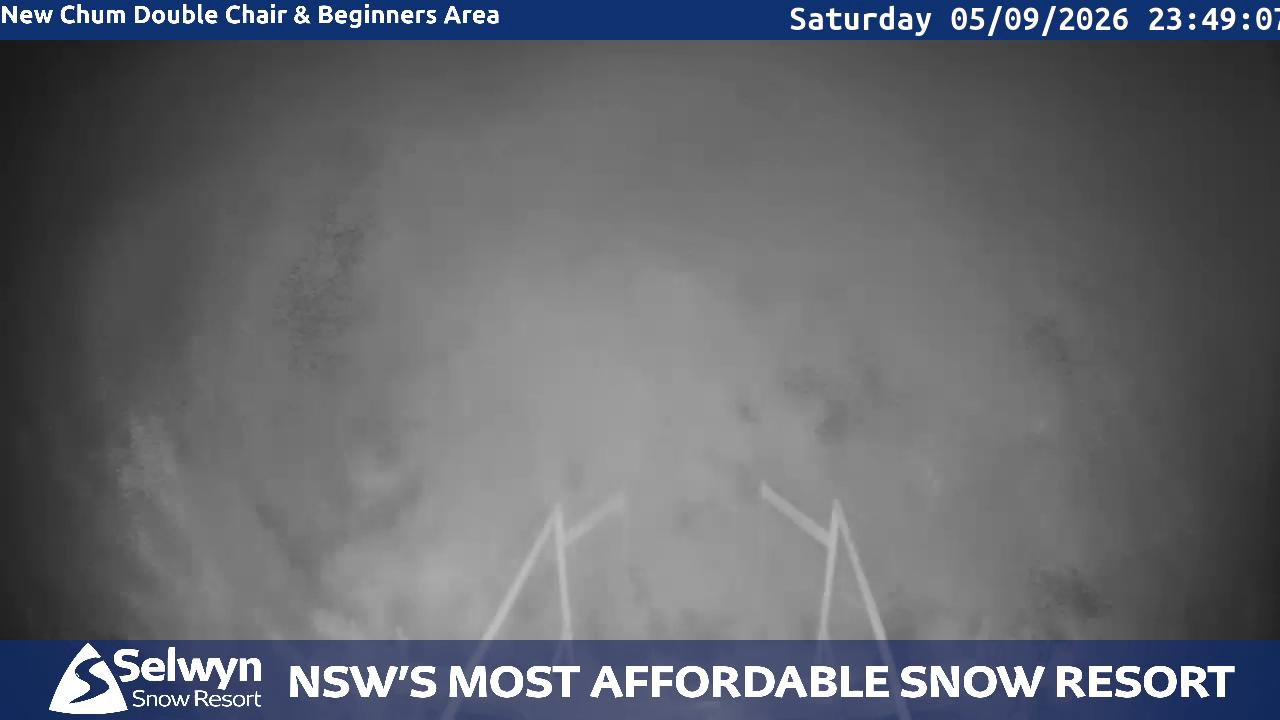 Selwyn Snow Resort Selwyn Live Stream snow cam captured at 5 September 2026 at 11:49 pm AEST