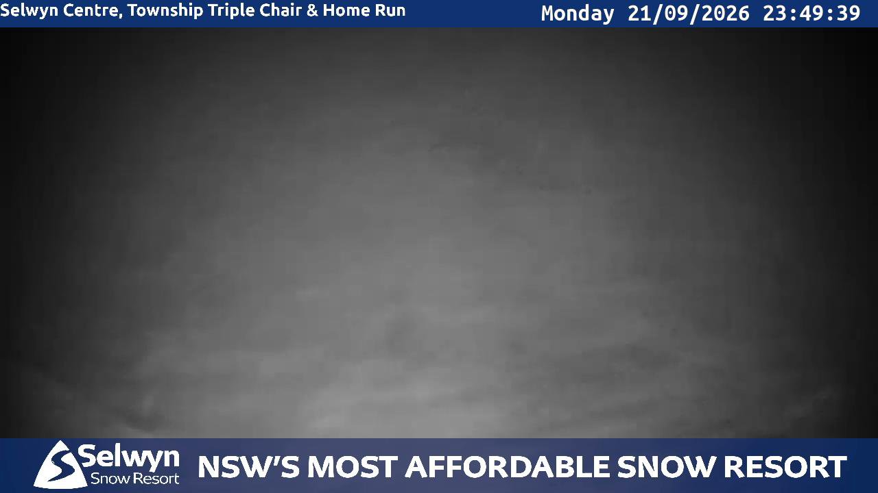 Selwyn Snow Resort Selwyn Live Stream snow cam captured at 21 September 2026 at 11:50 pm AEST
