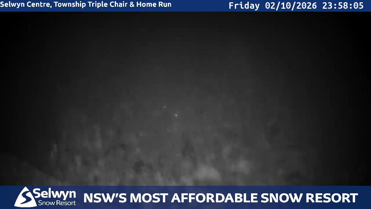 Selwyn Snow Resort Selwyn Live Stream snow cam captured at 2 October 2026 at 11:58 pm AEST