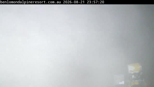 Ben Lomond Summit / Front Valley snow cam captured at 21 August 2026 at 11:57 pm AEST