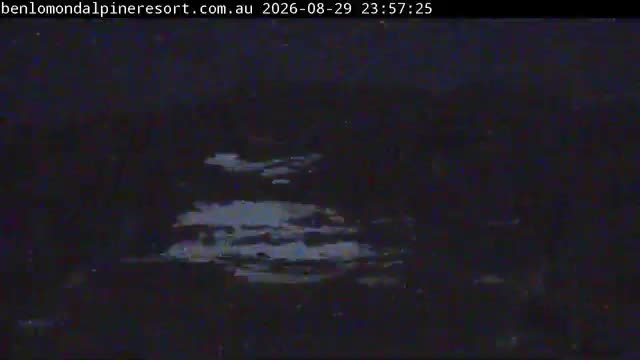 Ben Lomond Summit / Front Valley snow cam captured at 29 August 2026 at 11:57 pm AEST