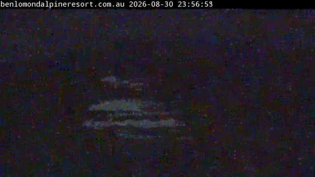 Ben Lomond Summit / Front Valley snow cam captured at 30 August 2026 at 11:57 pm AEST