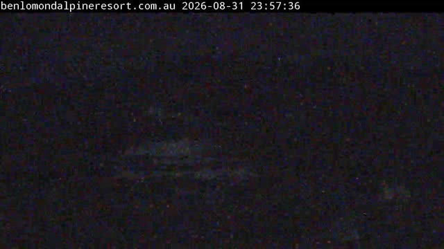 Ben Lomond Summit / Front Valley snow cam captured at 31 August 2026 at 11:58 pm AEST