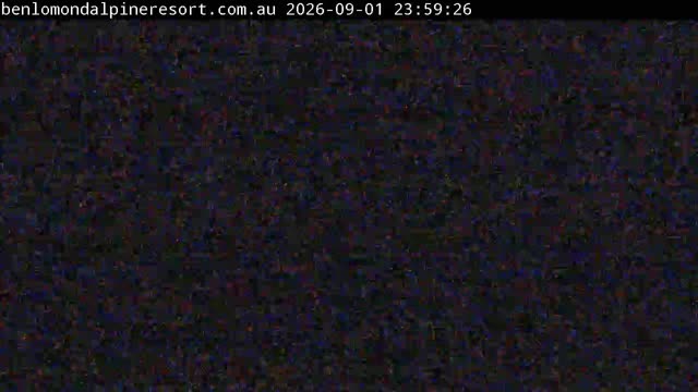 Ben Lomond Summit / Front Valley snow cam captured at 1 September 2026 at 11:59 pm AEST