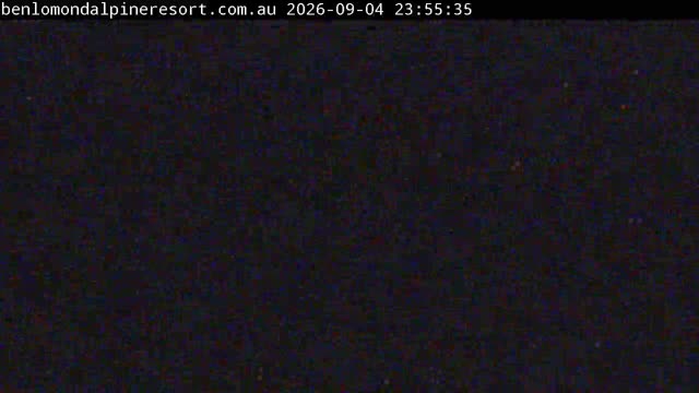 Ben Lomond Summit / Front Valley snow cam captured at 4 September 2026 at 11:55 pm AEST