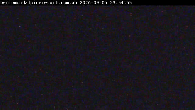 Ben Lomond Summit / Front Valley snow cam captured at 5 September 2026 at 11:55 pm AEST
