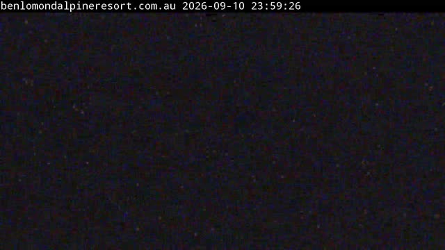 Ben Lomond Summit / Front Valley snow cam captured at 10 September 2026 at 11:59 pm AEST