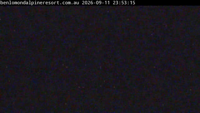 Ben Lomond Summit / Front Valley snow cam captured at 11 September 2026 at 11:53 pm AEST