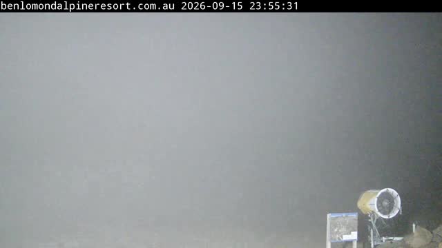 Ben Lomond Summit / Front Valley snow cam captured at 15 September 2026 at 11:55 pm AEST