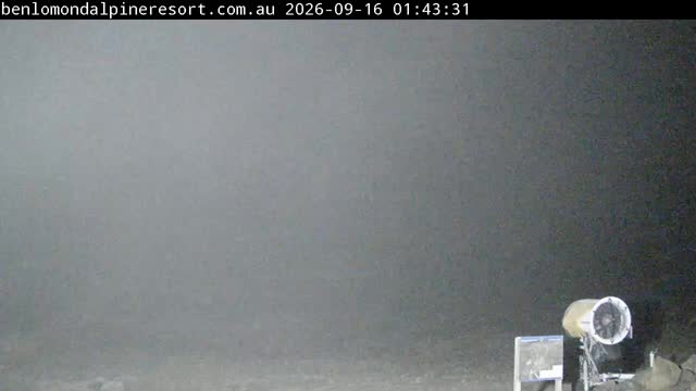Ben Lomond Summit / Front Valley snow cam captured at 16 September 2026 at 1:43 am AEST
