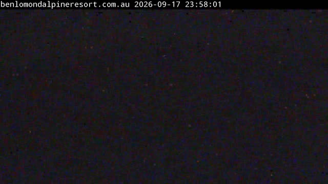 Ben Lomond Summit / Front Valley snow cam captured at 17 September 2026 at 11:58 pm AEST