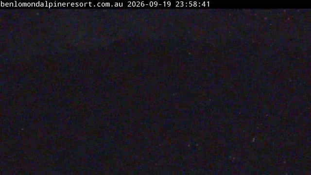 Ben Lomond Summit / Front Valley snow cam captured at 19 September 2026 at 11:59 pm AEST