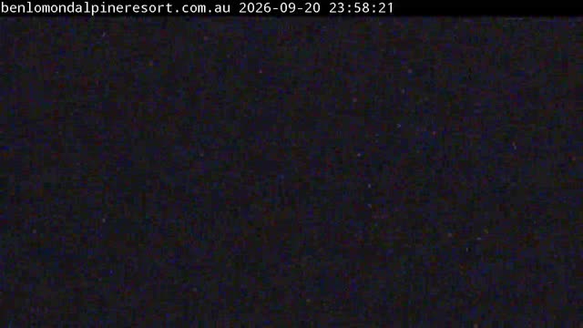 Ben Lomond Summit / Front Valley snow cam captured at 20 September 2026 at 11:58 pm AEST