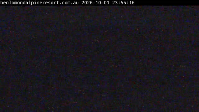 Ben Lomond Summit / Front Valley snow cam captured at 1 October 2026 at 11:55 pm AEST