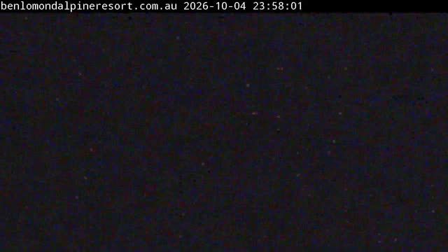 Ben Lomond Summit / Front Valley snow cam captured at 4 October 2026 at 11:58 pm AEDT