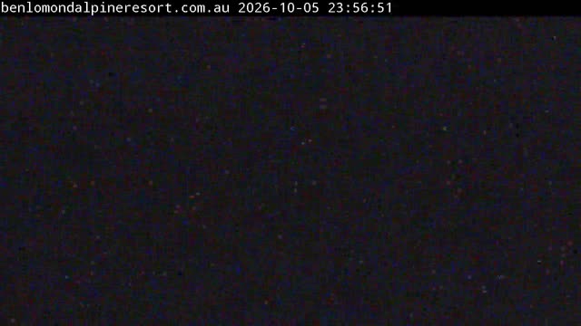Ben Lomond Summit / Front Valley snow cam captured at 5 October 2026 at 11:57 pm AEDT