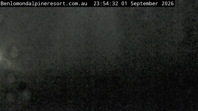 Ben Lomond Toboggan Area / Village Poma snow cam captured at 1 September 2026 at 11:54 pm AEST