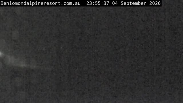 Ben Lomond Toboggan Area / Village Poma snow cam captured at 4 September 2026 at 11:55 pm AEST