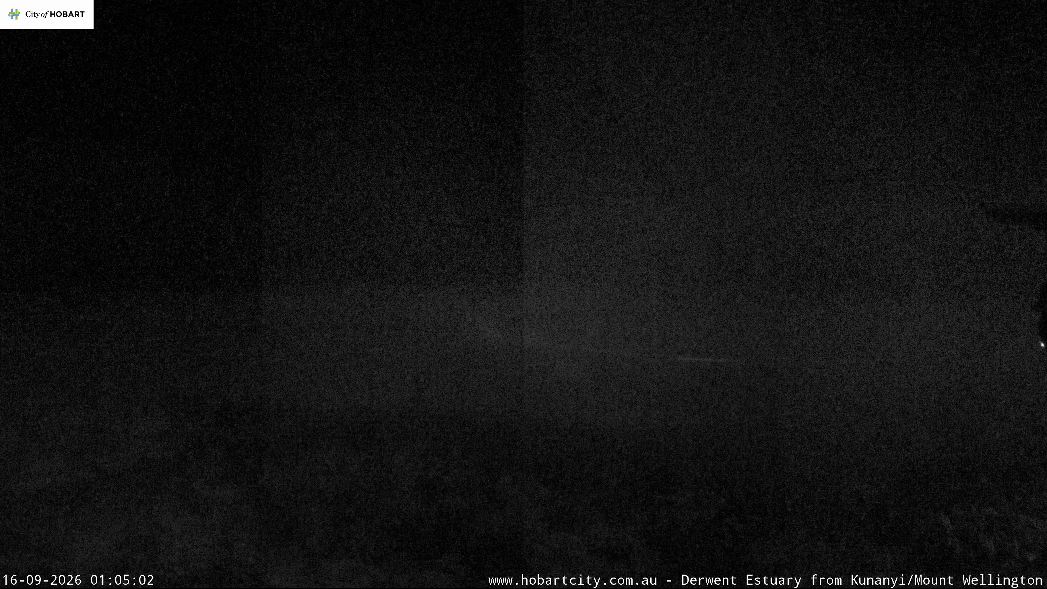 kunanyi / Mt Wellington archive representative frame captured at 16 September 2026 at 1:05 am AEST