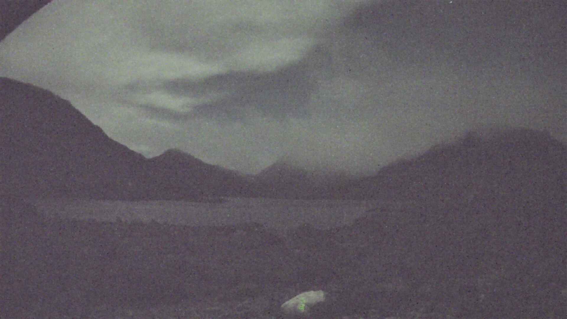 Cradle Mountain Dove Lake Carpark snow cam captured at 28 August 2026 at 9:21 pm AEST