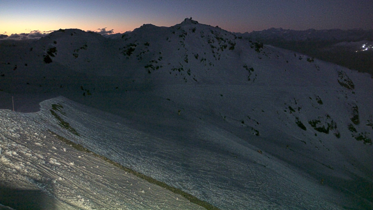 The Remarkables Shadow Basin snow cam captured at 29 September 2026 at 9:02 pm NZDT