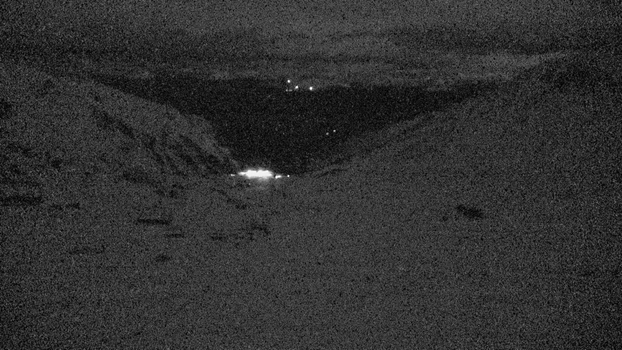 The Remarkables Curvey Basin snow cam captured at 26 September 2026 at 9:31 pm NZST