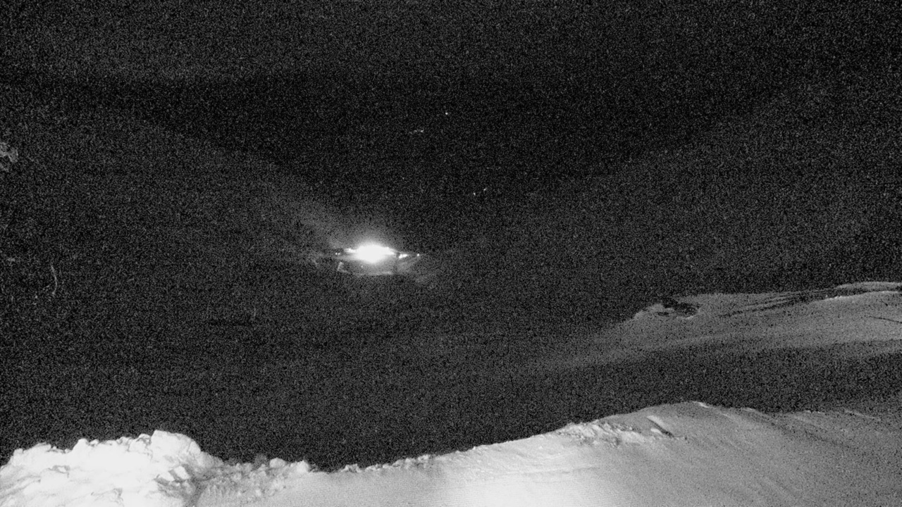 The Remarkables Curvey Basin snow cam captured at 28 September 2026 at 9:29 pm NZDT